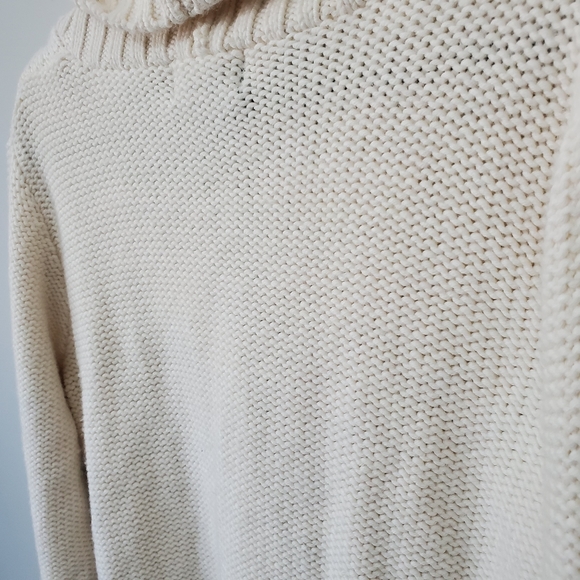 Eddie Bauer cable knit sweater cardigan - Picture 7 of 7